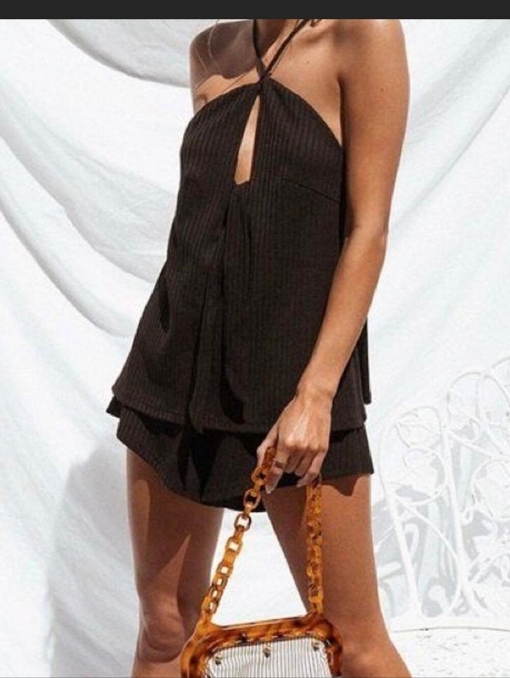 SaboSkirt Ribbed Romper